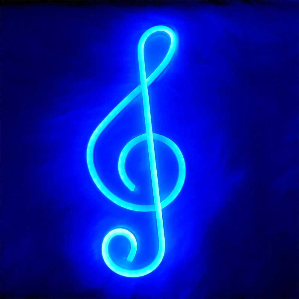 Neon LED Music Note Sign