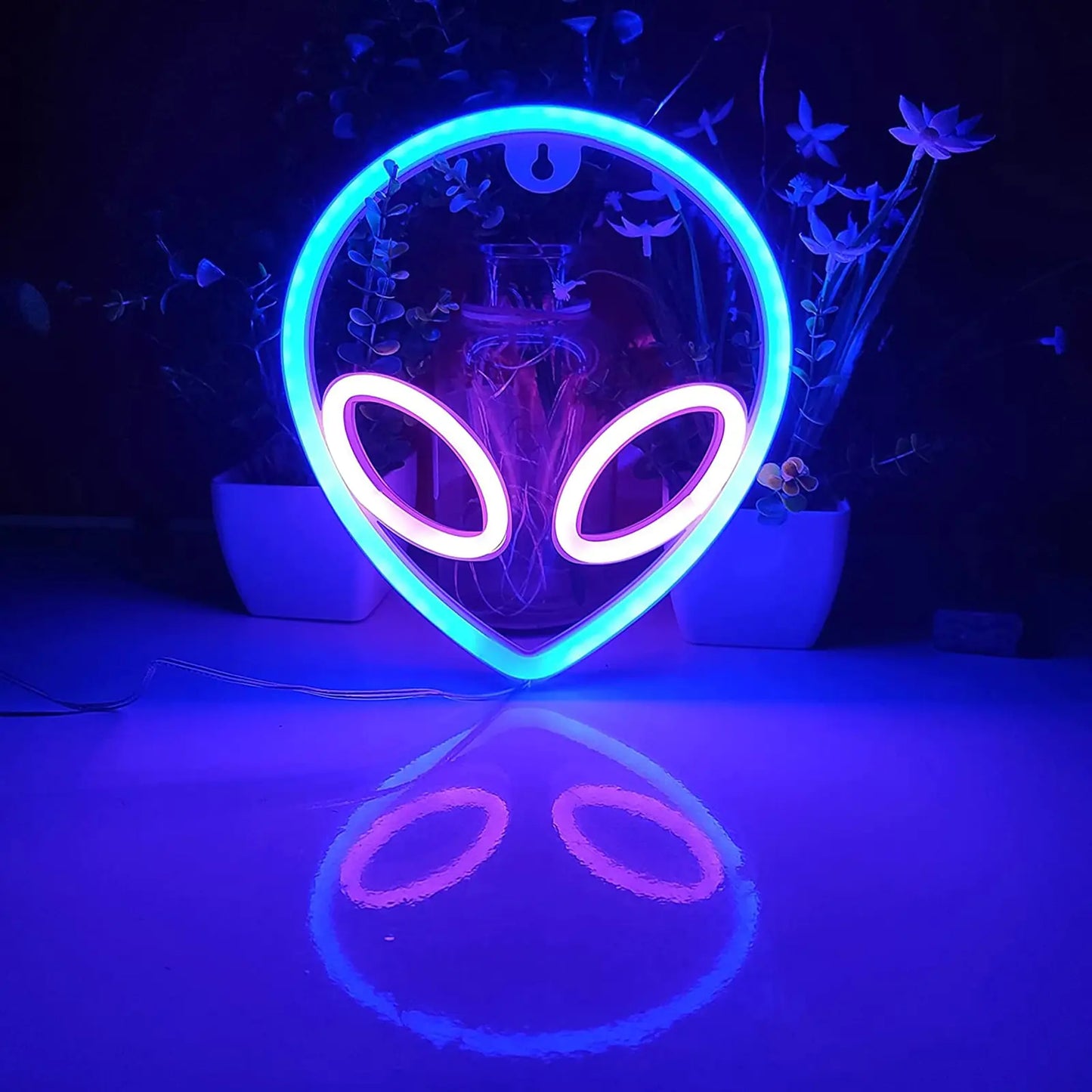 Neon LED Alien Sign