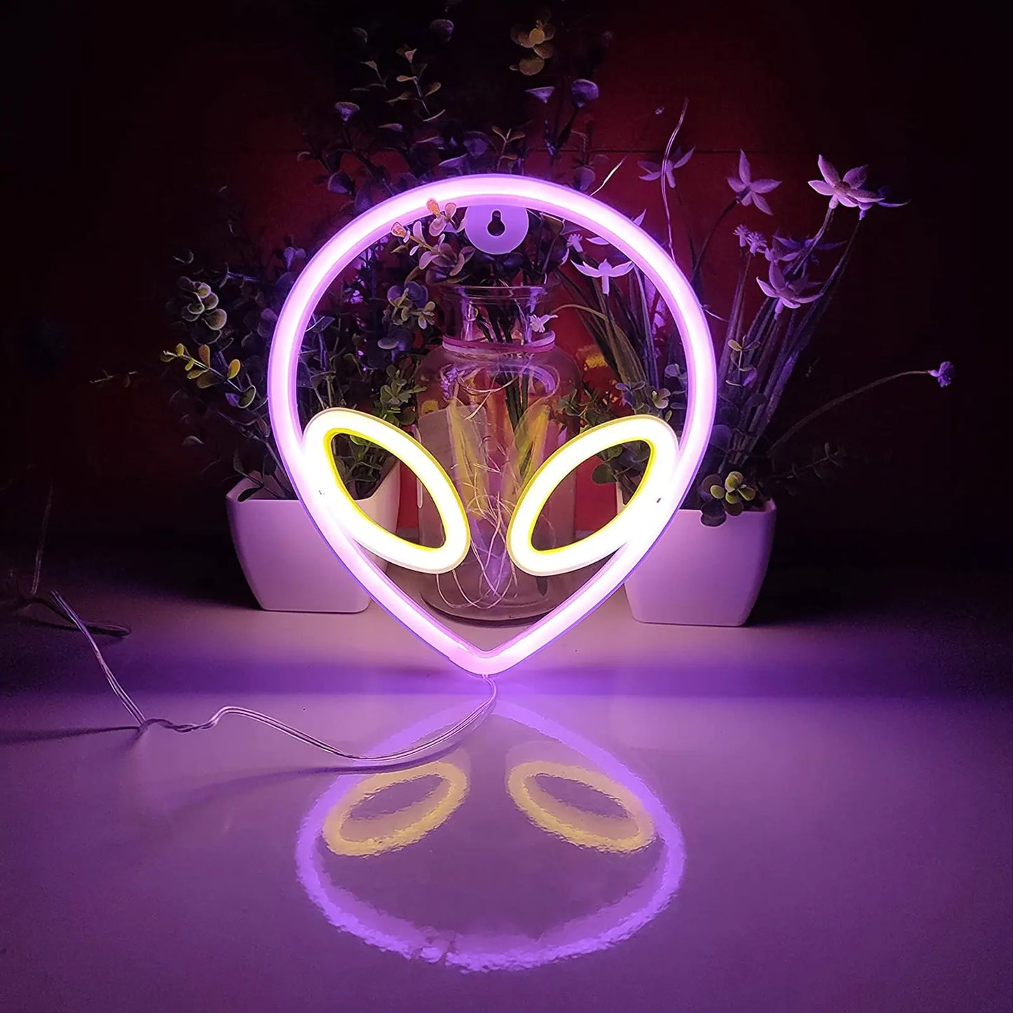 Neon LED Alien Sign