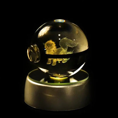 30+ Poke-mon 3D Crystal Ball