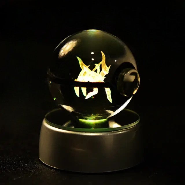 30+ Poke-mon 3D Crystal Ball