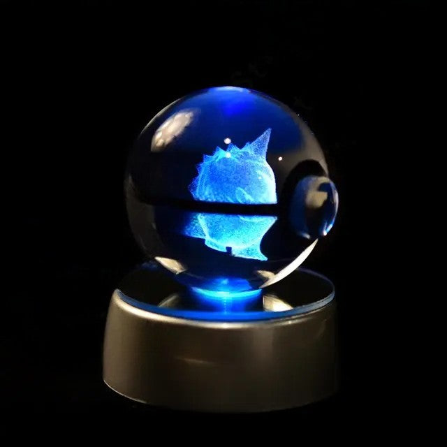 30+ Poke-mon 3D Crystal Ball