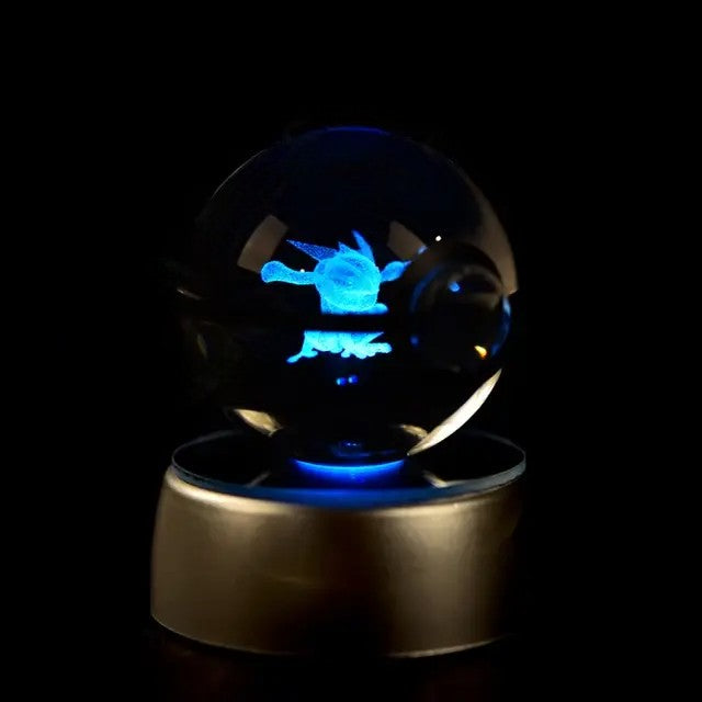 30+ Poke-mon 3D Crystal Ball