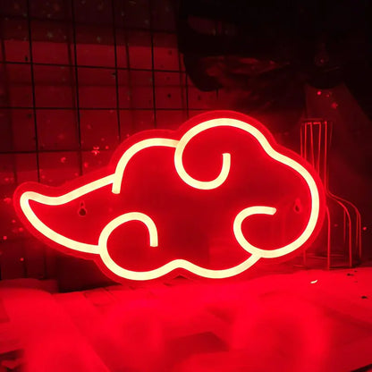 Neon LED Red Cloud Sign