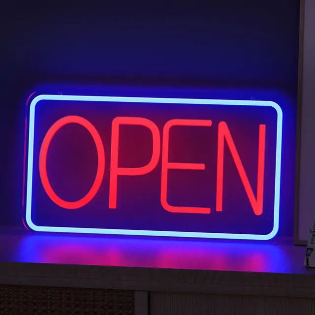 Neon LED Store Open Sign