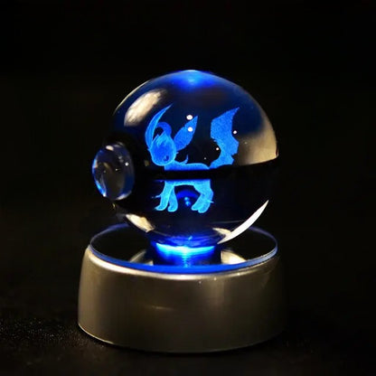 30+ Poke-mon 3D Crystal Ball