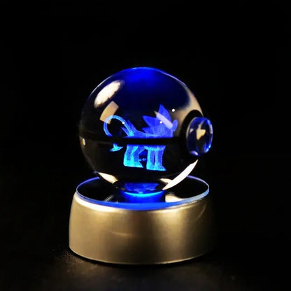 30+ Poke-mon 3D Crystal Ball