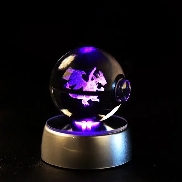 30+ Poke-mon 3D Crystal Ball