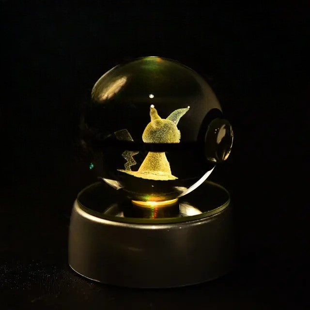 30+ Poke-mon 3D Crystal Ball