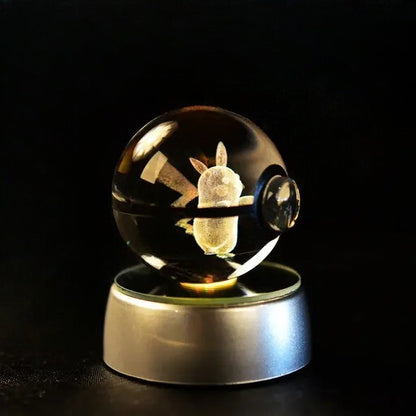 30+ Poke-mon 3D Crystal Ball