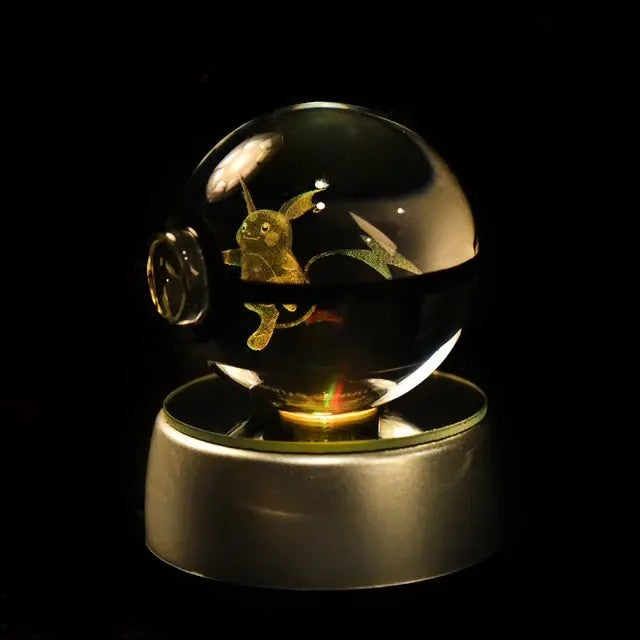 30+ Poke-mon 3D Crystal Ball