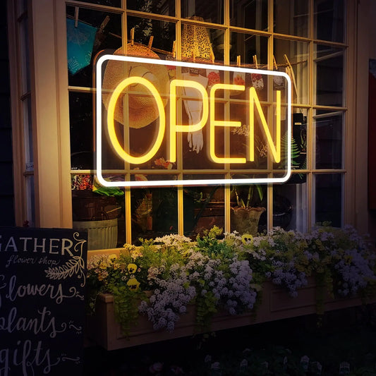 Neon LED Store Open Sign